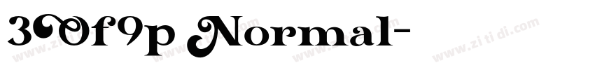 3Of9p Normal字体转换